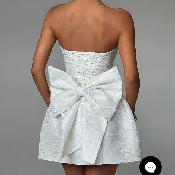 NWT BabyBoo Eleanora Mini Dress in Ivory - Picture 2 of 8